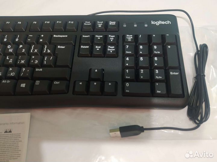 Клавиатура:Logitech новая