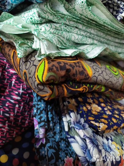 Ткани СССР, разные отрезы