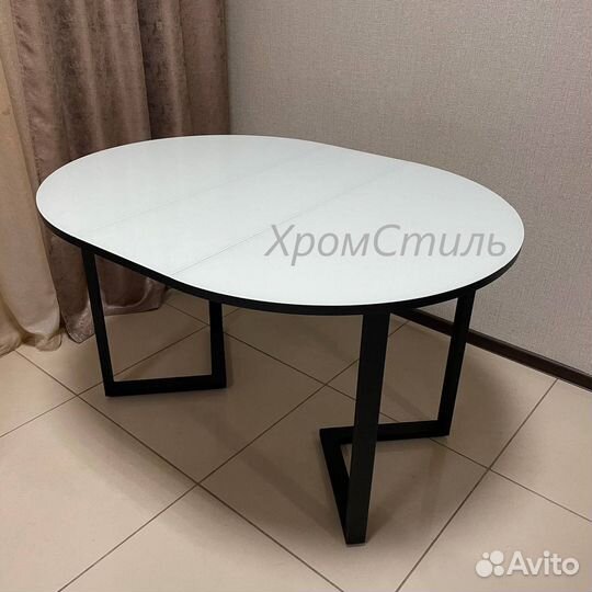 Круглый кухонный раздвижной стол 