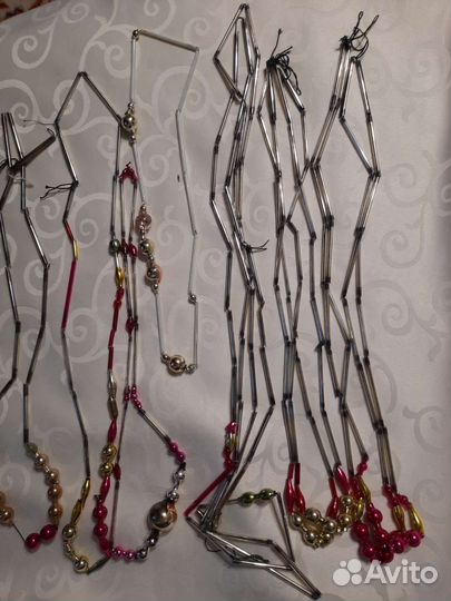 Бусы стеклярус СССР