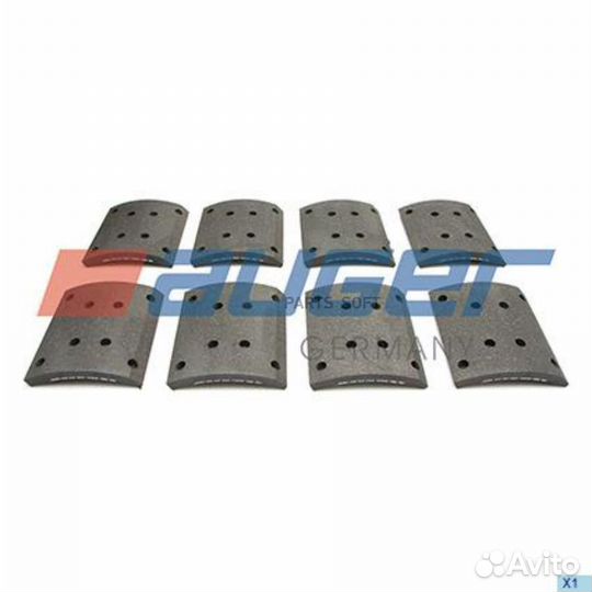 Auger 70378 AUG70378 накладки тормозные без заклеп