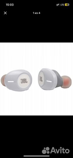 Наушники True Wireless JBL Tune 125 TWS White