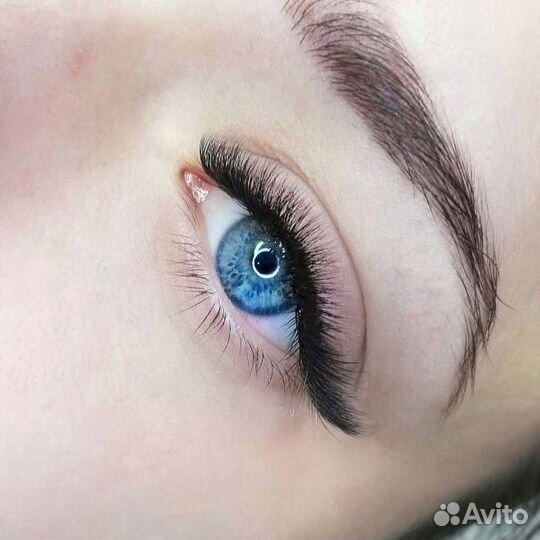 Наращивание ресниц за 1,5 часа / Брови