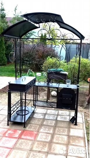 Мангал С крышей