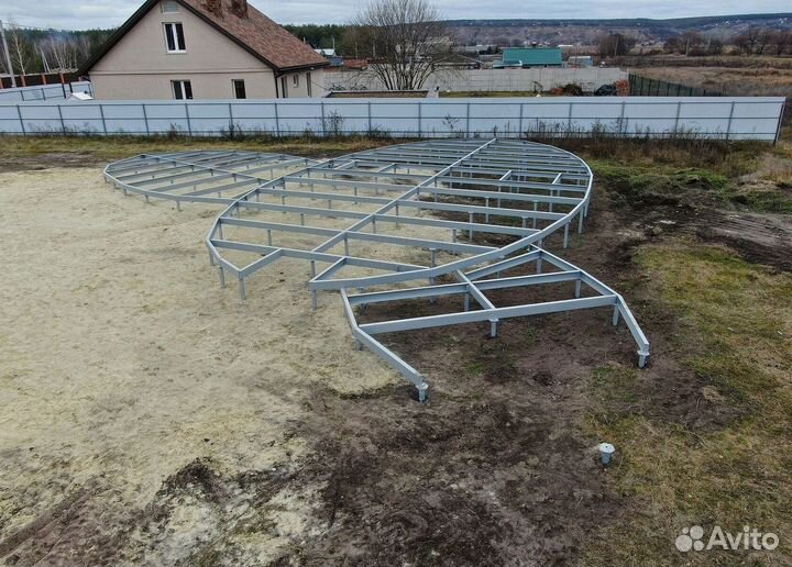 Винтовые сваи / монтаж