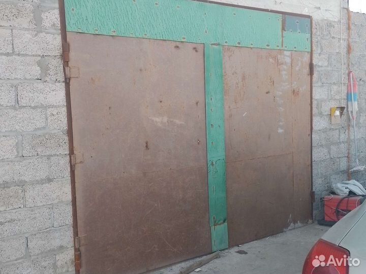 Ворота гаражные металлические бу