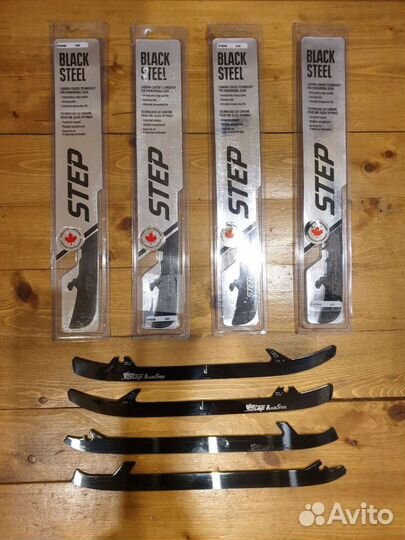 Лезвия Step Black steel д/ коньков Bauer, CCM, нов