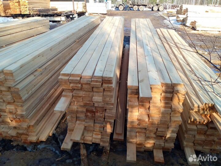 Пиломатериал всех размеров от 2м-6м + брус