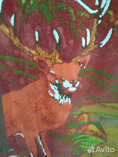 Коврик настенный старинный, раритет