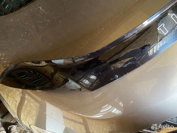 Дефлектор капота на тигуан