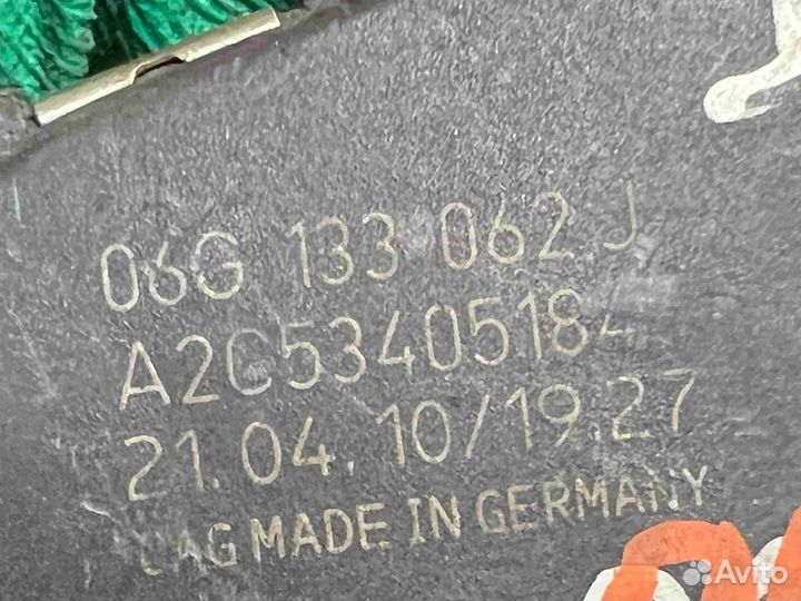 Заслонка дроссельная Volkswagen jetta 6 (5C6 2010