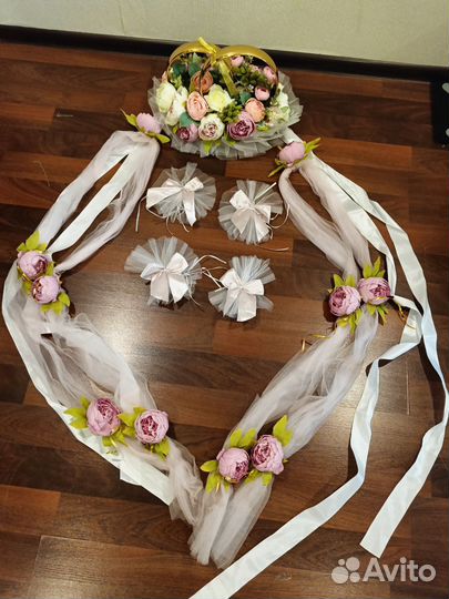 Кольца свадебные на машину