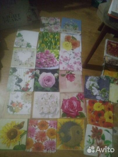 Салфетки для декупажа 65+15мал