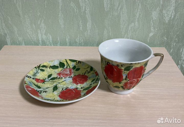 Чашка с блюдцем