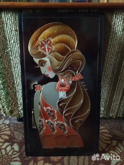 Картина чеканка медная