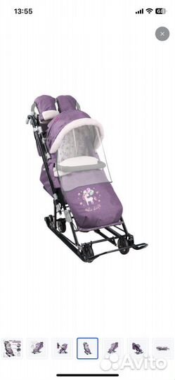 Детские санки коляска бу