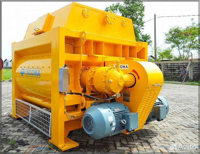 Двухвальный бетоносмеситель Sicoma MSO 750/500