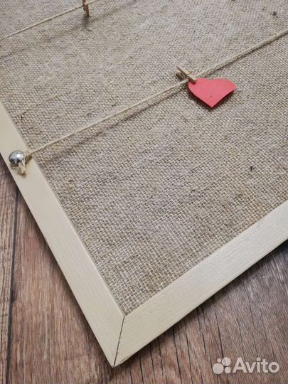 Фоторамка с прищепками