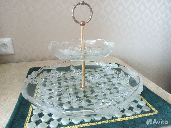 Ваза двухъярусная для фруктов