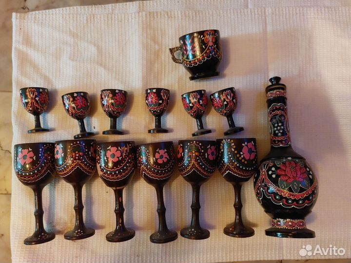 Набор деревянной посуды СССР