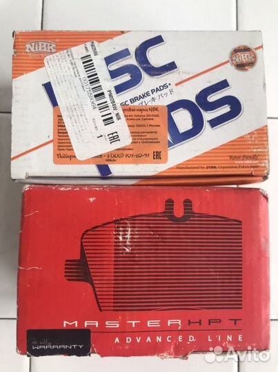 Тормозные колодки Renault