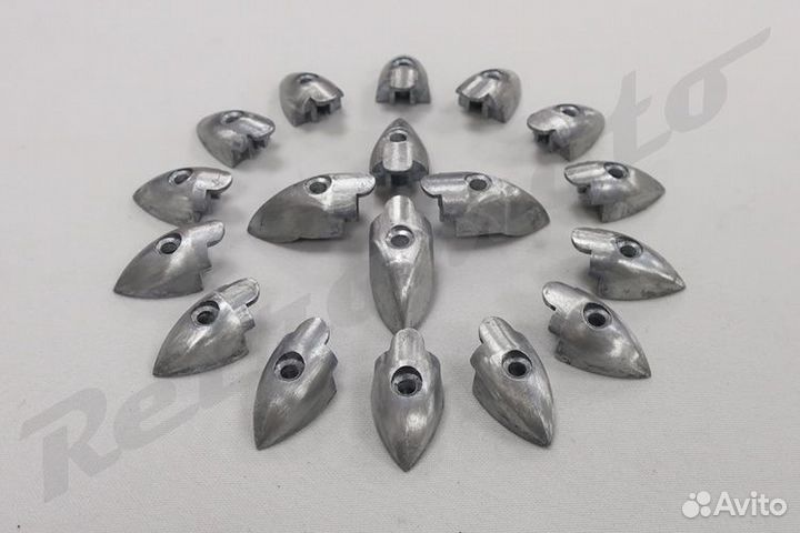 Комплект наконечников для профиля пола 