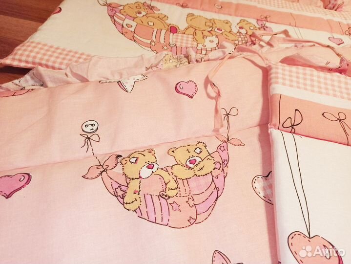 Бортики для детской кроватки