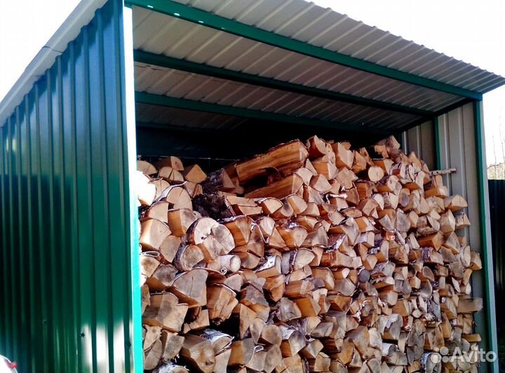 Дрова естественной влажности от 3м3