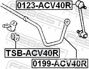 Стабилизатор задний toyota camry ACV40,GSV40 20