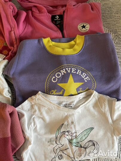 Одежда для девочки пакетом и пижама 98 104