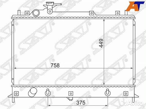 Радиатор mazda MPV