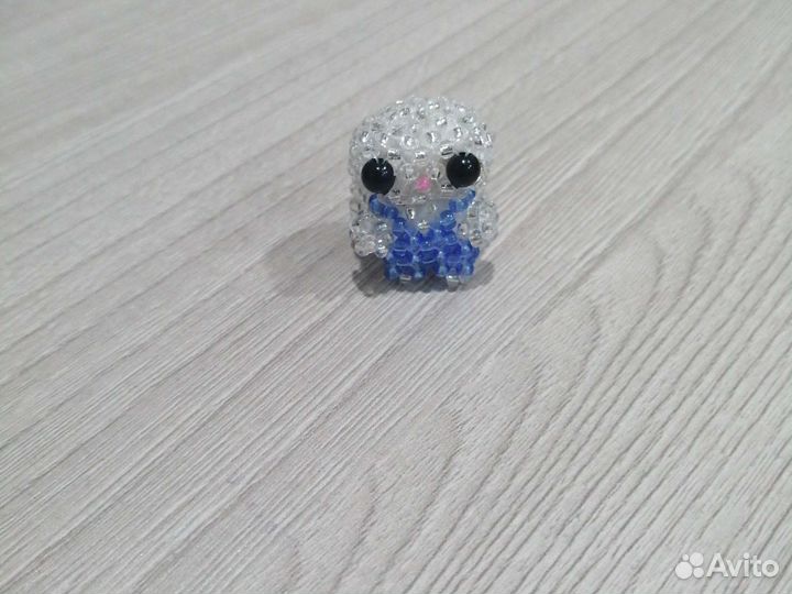 Амигуруми маленький зайчик 2x1,5