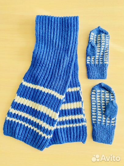 Шарф и варежки