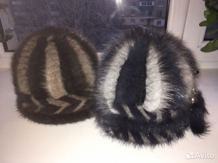 Шапка норковая