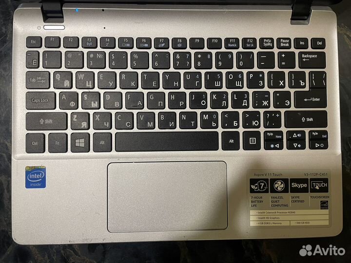 Acer V сенсорный /2ядра 2.16Ггц/4Гб озу/120Гб ссд