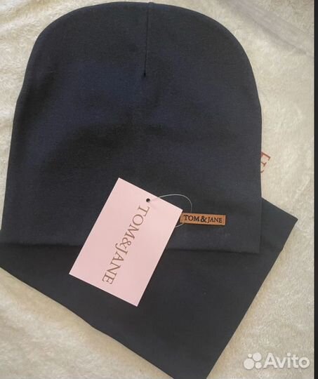 Комплект шапка и снуд женский