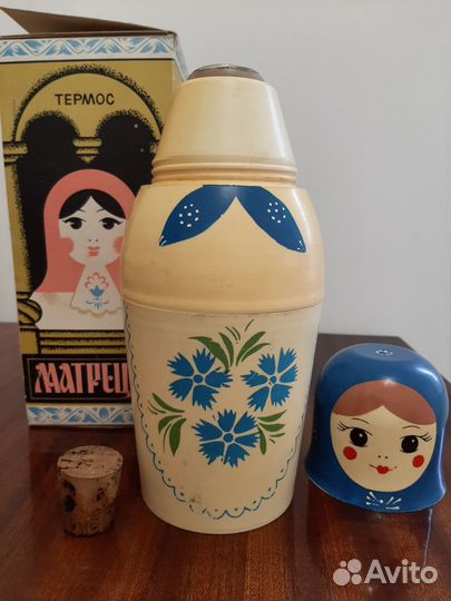 Термос матрёшка СССР
