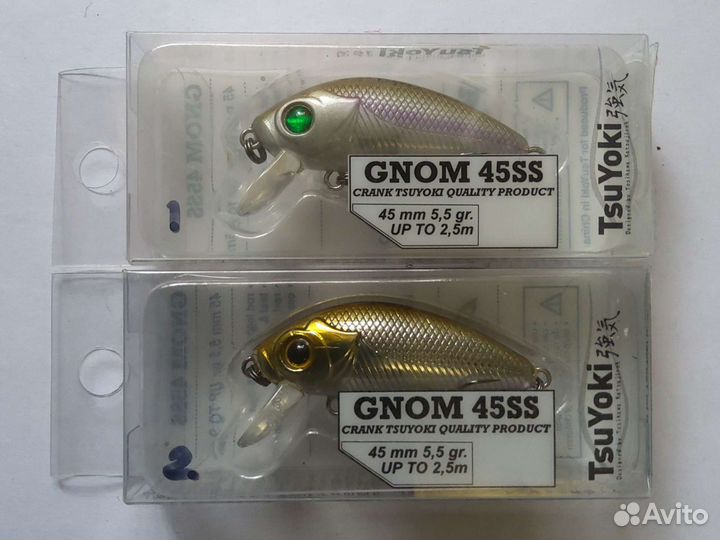 Воблер Tsu Yoki. Gnom 45 ss
