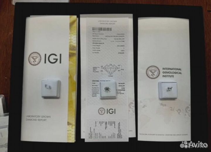 Выращенный бриллиант 0,5 карат round f vvs2