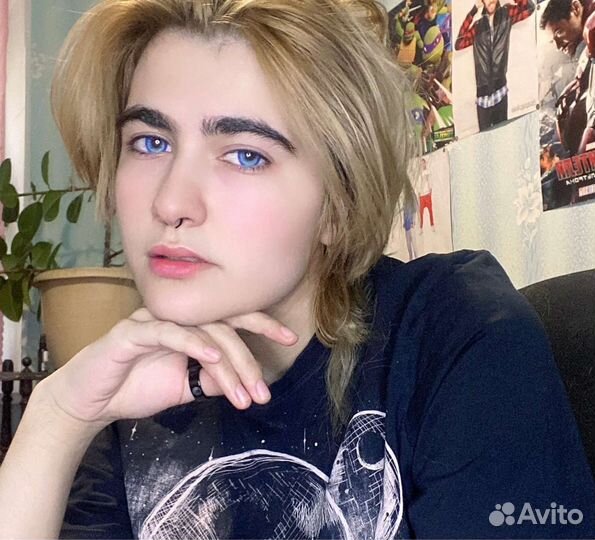 Сине-голубые цветные контактные линзы