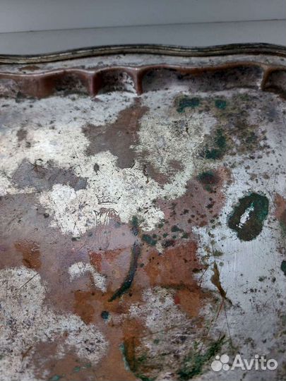 Поднос для самовара старинный