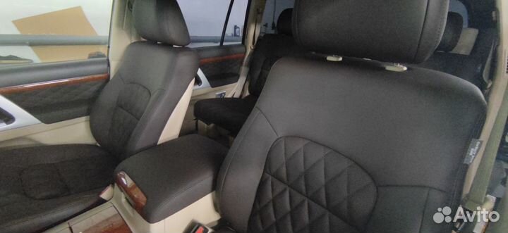 Кожаный салон сиденья Toyota Land Cruiser 200