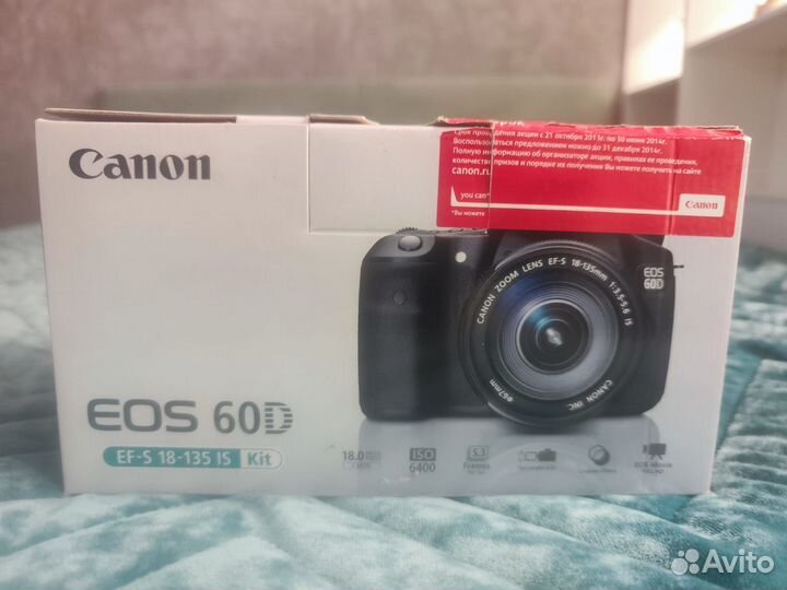 Зеркальный фотоаппарат canon 60d
