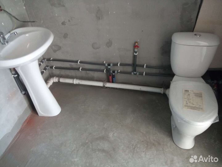 Монтаж теплых водяных полов отопления, сантехник