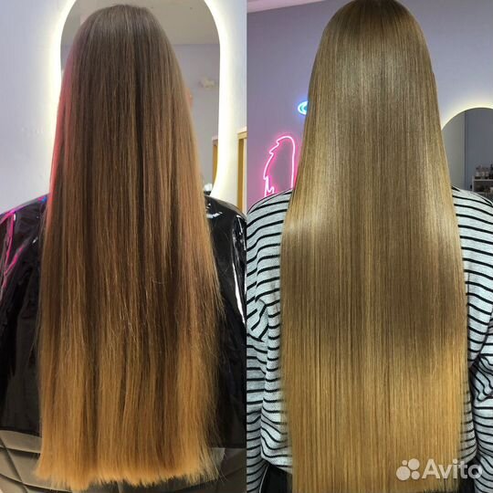 Кератиновое выпрямление