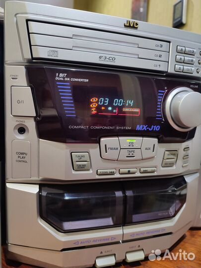 JVC MX-J10 AUX/CD/R/FM/укв/кассеты