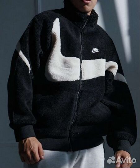 Куртка nike барашка двухсторонняя