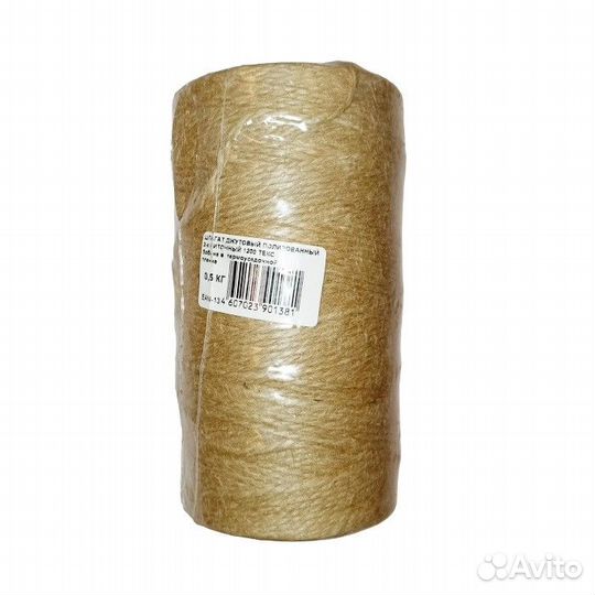 Шпагат полипропиленовый, джутовый 500м, 1уп/2штуки