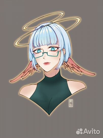 Стилизованный рисунок на заказ/арт в 2Д