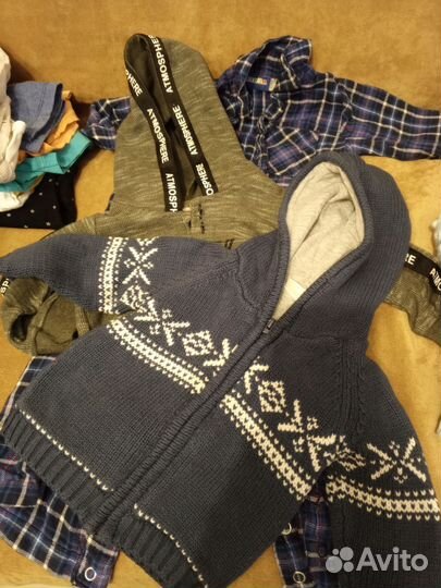 Вещи пакетом на мальчика 68 74 80